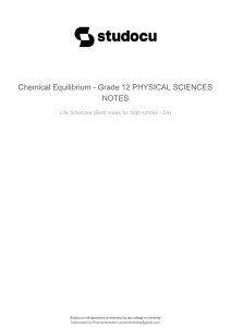 chemical-equilibrium-grade-12-physical-sciences-notes