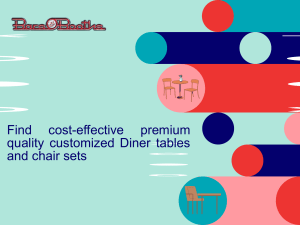 Find cost-effective premium quality customized Diner tables and chair sets