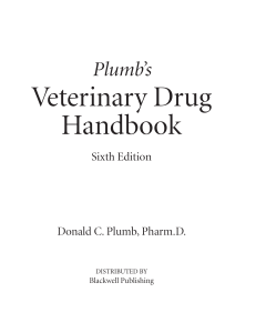 Plumb's+Veterinary+Drug+Handbook+6th+Edition