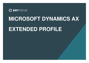 Microsoft Dynamics AX 