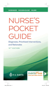 15th ed. Nurses Pocket Guide