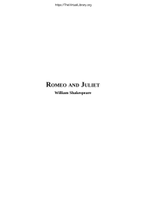 Romeo and Juliet - William Shakespeare - PDF