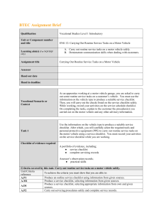 BTEC ENG 12- ASSIGNMENT BRIEF