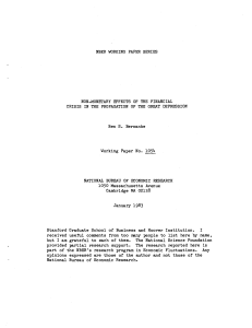 Nonmonetary Effects of the Financial Crisis in Propagation of the Great Depression.