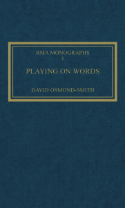 Playing on Words A Guide to Luciano Berio’s Sinfonia (David Osmond-Smith) (Z-Library)