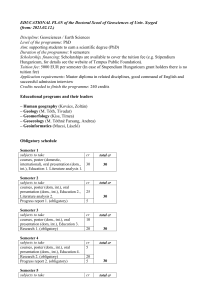 educational plan 2021