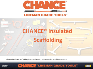 Chance Insulated Scaffolding 082115 For Customers