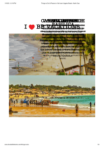 Things to Do & Places to Visit near Vagator Beach