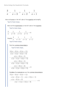Mathway   Algebra Problem Solver