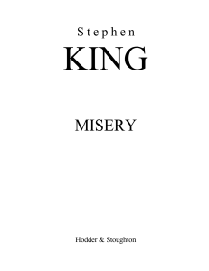 [King Stephen] King, Stephen - Misery
