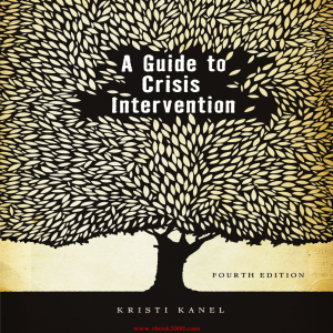 A Guide to Crisis Intervention- 4th edition