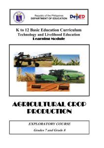 k to 12 crop production learning modules