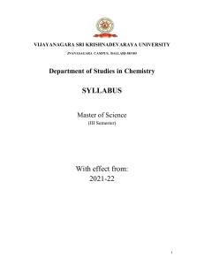 Chemistry  SEM-3