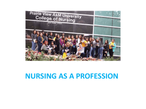 Professional Nursing PPT