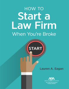 How to start a law firm when you're broke - Lauren A. Eagan