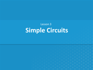 CA Lesson 3 Simple Circuits 