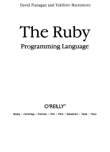 The Ruby Programming Language (RU)