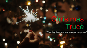 Christmas Truce PPT with Videos