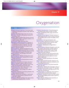 Fundamentals of Nursing- Oxygenation