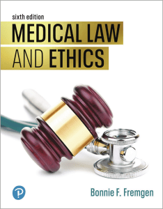 eBook Medical Law and Ethics 6e Bonnie Fremgen