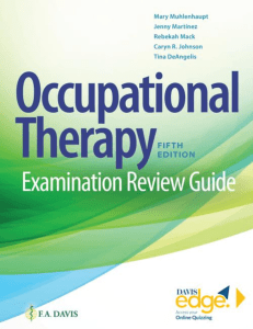 eBook Occupational Therapy Examination Review Guide with Davis Edge 5th Edition, By Mary Muhlenhaupt