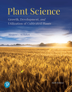 eBook Plant Science Growth, Development, and Utilization of Cultivated Plants, 6e Margaret J. McMahon