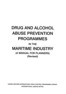 Drug Trafficking And Drug Abuse  Guidelines For Owners And Masters On Prevention , Detection And Recognition