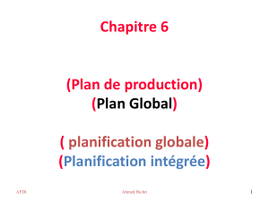 Ch6 - Plan de production