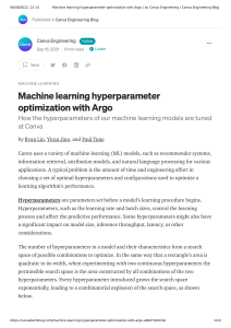 [202109]Machine learning hyperparameter optimization with Argo   by Canva Engineering   Canva Engineering Blog