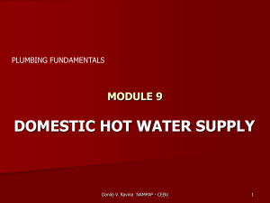 Module 9 - Hot Water