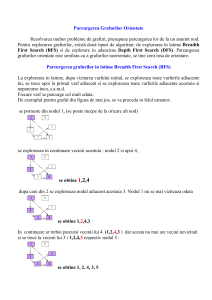 Parcurgerea Grafurilor Orientate