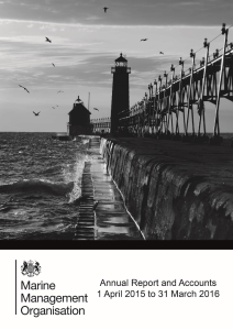 Marine Management Organisation annual report and accounts for the financial year ended 31 March 2016