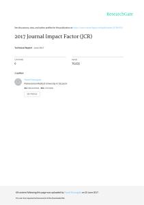 2017JournalImpactFactor