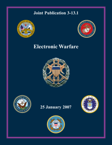 jp3-13.01 Electronic Warfare