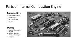 INTERNAL COMBUSTION ENGINE AND ITS PART