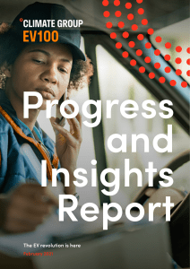 EV100 Progress and Insights Report
