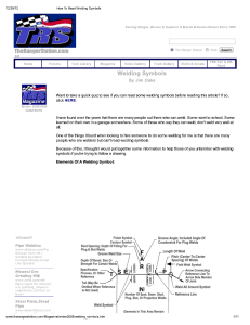 How To Read Welding Symbols