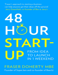 48-Hour Start-up  From idea to launch in 1 weekend