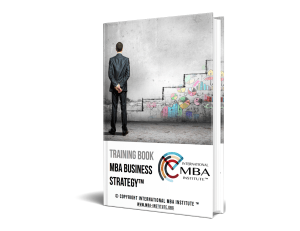 MBA Business Strategy Degree Training Book