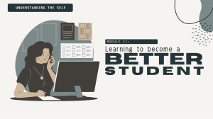 (PPT OF LESSON) GEUS PPT LEARNING TO BE A BETTER STUDENT