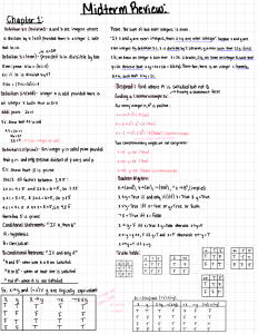 DiscreteMath Review 