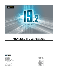 ANSYS ICEM CFD Users Manual