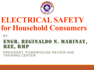 Electrical Safety for Household Consumers