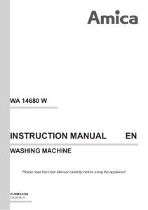Amica manual washing machine