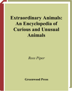 Piper Extraordinary Animals-An Encyclopedia 