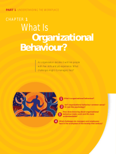 Organizational Behaviour Fundamentals by Nancy Langton