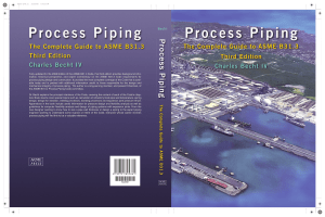 Process Piping - The complete guide to ASME B31.3