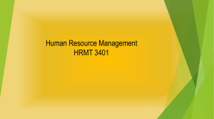 Human Resource Management Presentation