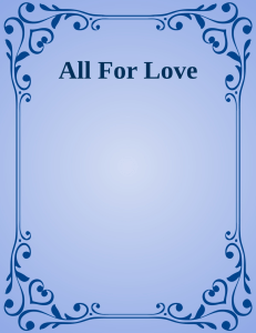 All-For-Love
