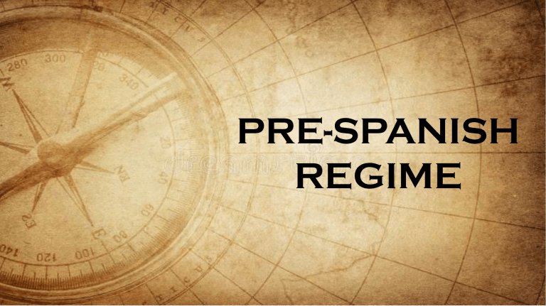 Five Events In Pre Spanish Period